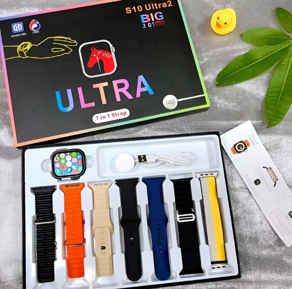 S10 Ultra 2 Smart Watch For Kids & Adults | 7 Stylish Straps