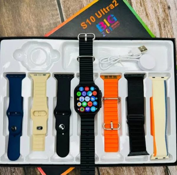 S10 Ultra 2 Smart Watch For Kids & Adults | 7 Stylish Straps