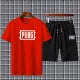 Pubg Printed Shorts + T Shirts Set for Boys Tracksuit For Mens Summer Tracksuit