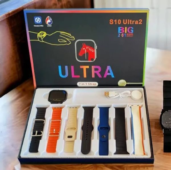 S10 Ultra 2 Smart Watch For Kids & Adults | 7 Stylish Straps